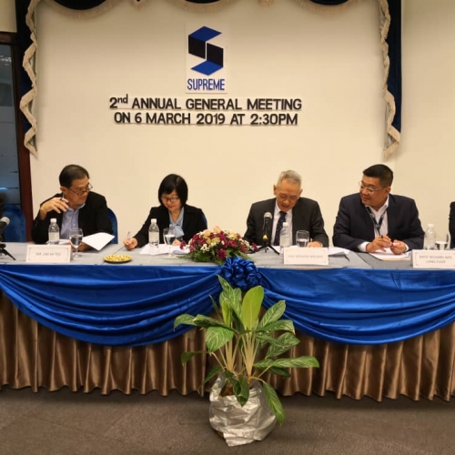 SUPREME C.R.B. 2nd AGM at Abell Hotel – 6 March 2019